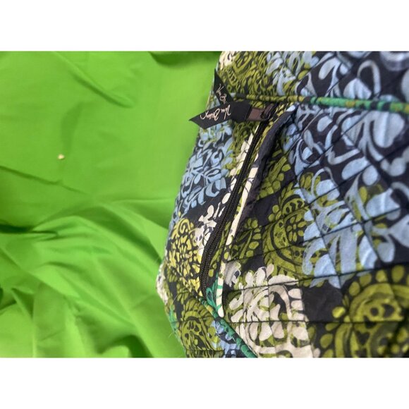 Vera Bradley TRIPLE ZIP HIPSTER CROSSBODY Purse & Turnlock Wallet Caribbean Sea - Picture 7 of 13